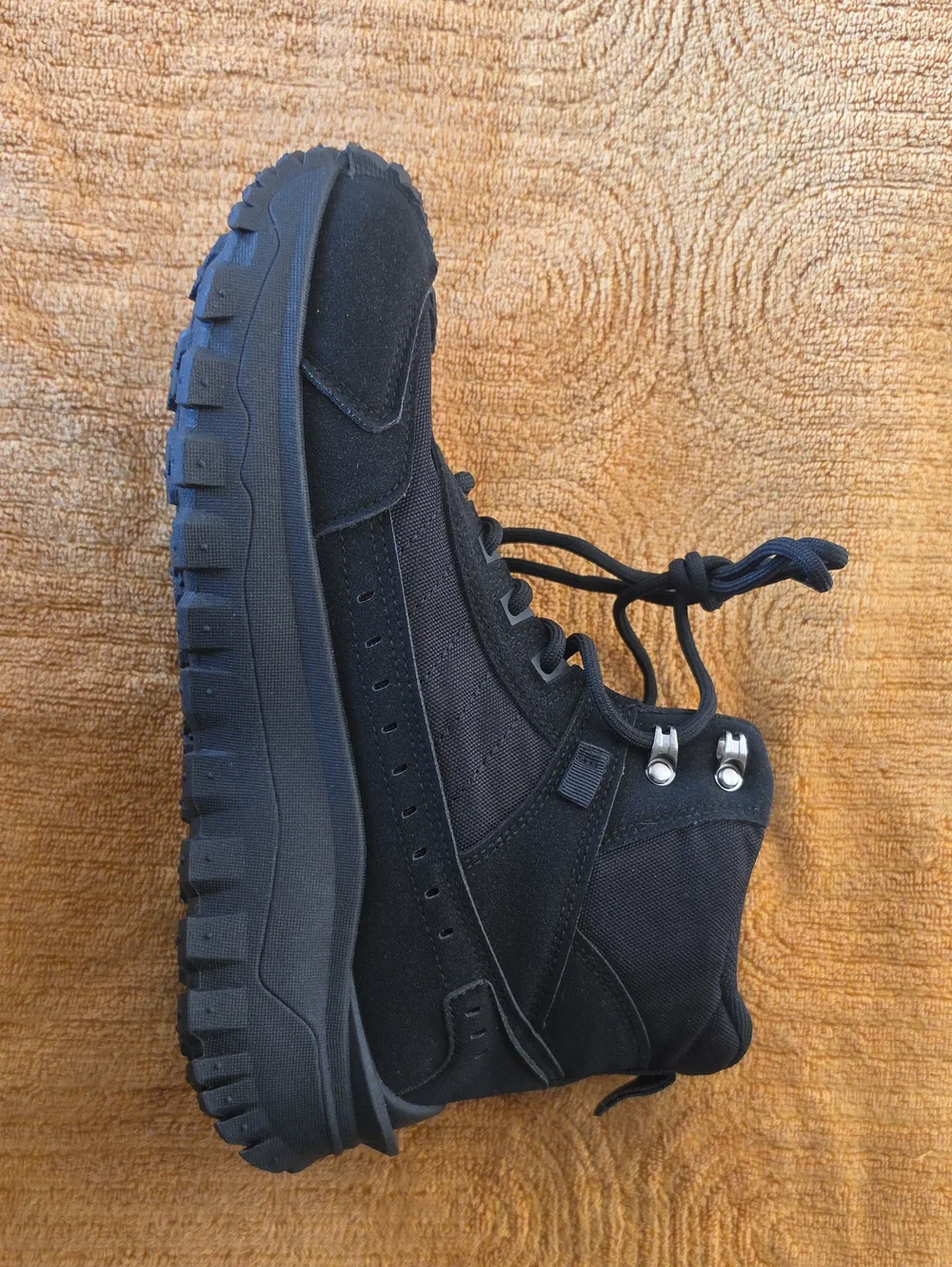 Men's Black Rugged Tactical Boot